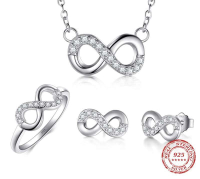 INFINITY סט תכשיטי 925