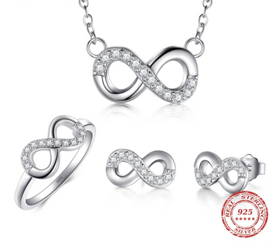 INFINITY סט תכשיטי 925