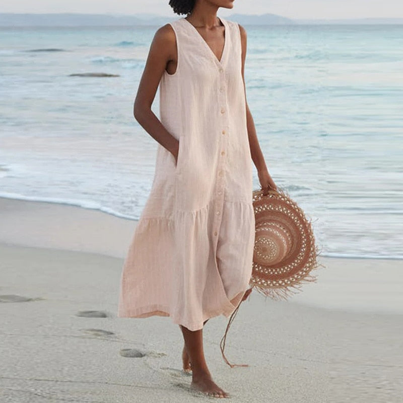 WBSD שמלה בסגנון חוף