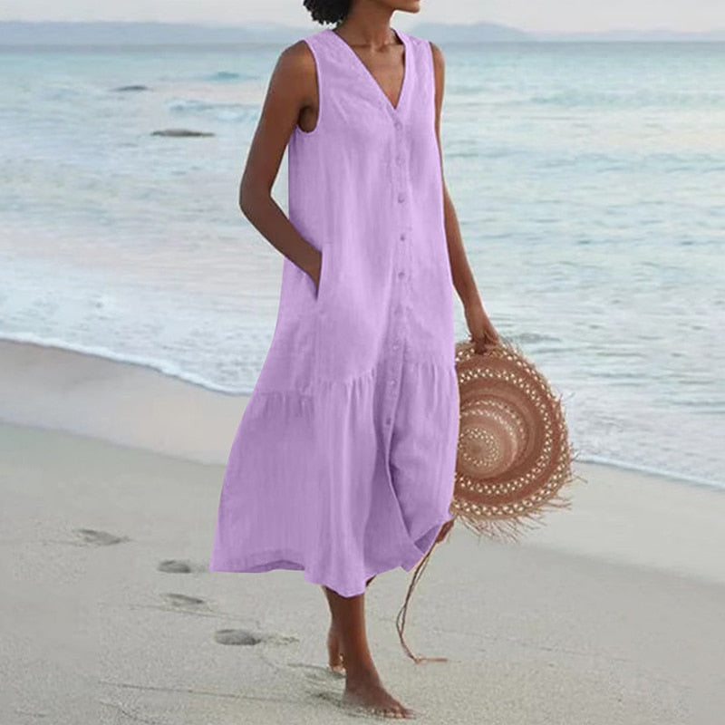 WBSD שמלה בסגנון חוף