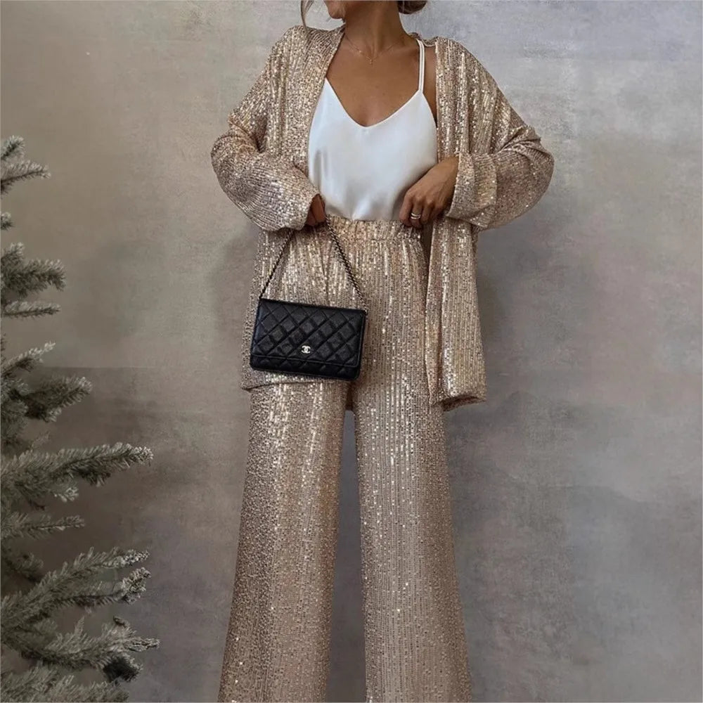 SAANIJ חליפת נצנץ