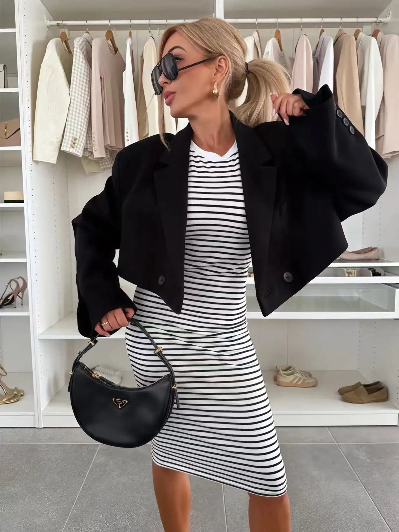 FSWA שמלת פסים