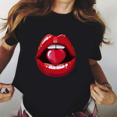 'KISS' חולצה קיצית-PopxixIsrael-