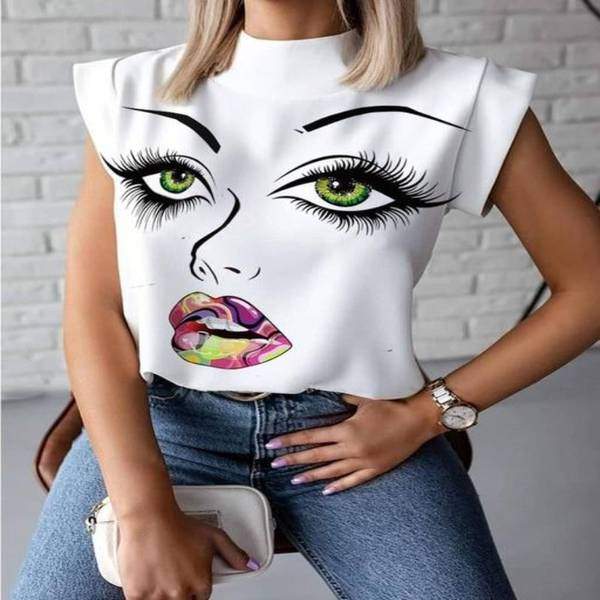 ' Lipp' חולצות מעצבים-PopxixIsrael-