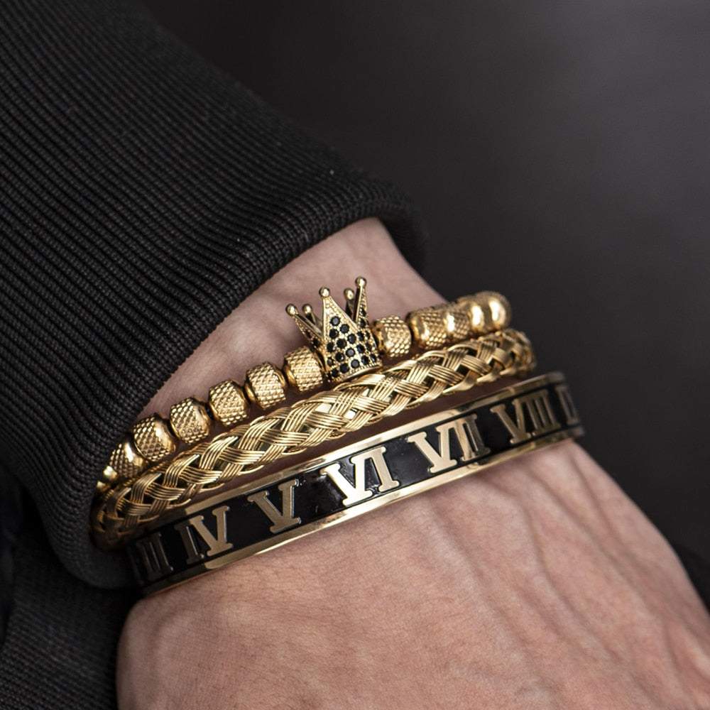 Crown סט צמידים-Popxix-
